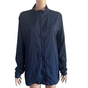 TravisMathew Jacket Mens Large Navy Full Zip Lightweight Golf Athletic Stretch